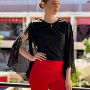 BLUSA MANGA MARIPOSA